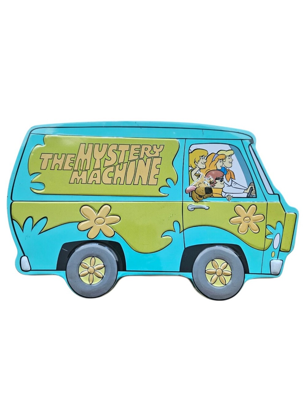Vintage The Mystery Machine Scooby-Doo Metal Trinket‎ Box Tin Hanna-Barbera